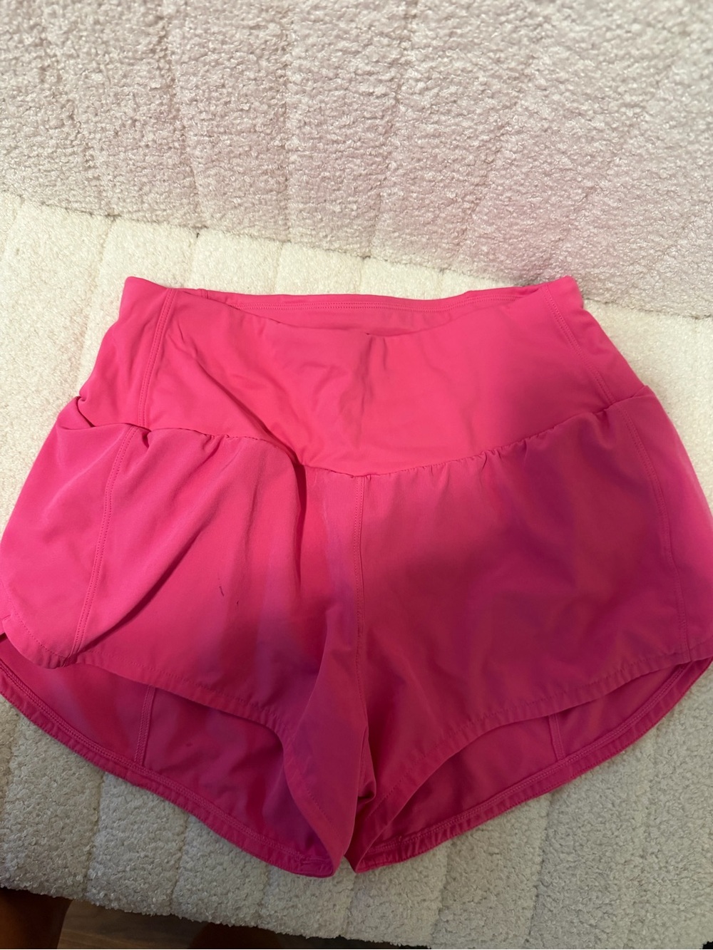 Amazon Essentials Hot Pink Athletic Shorts with Side Pocket